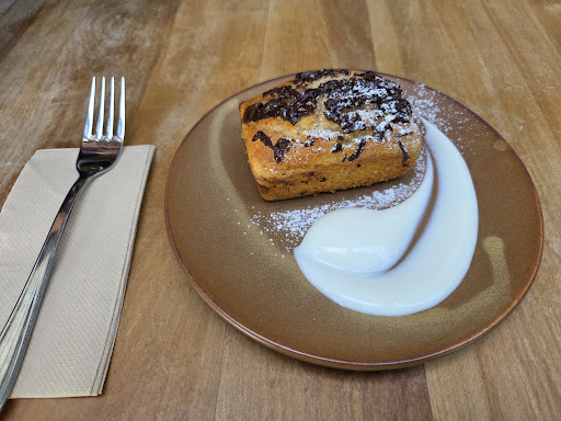 House baked orange cake at Kopi Cafe.